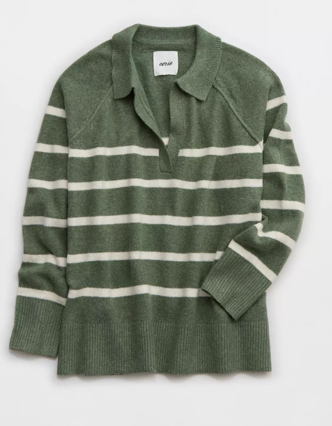 Aerie Unreal Polo Sweater | Aerie