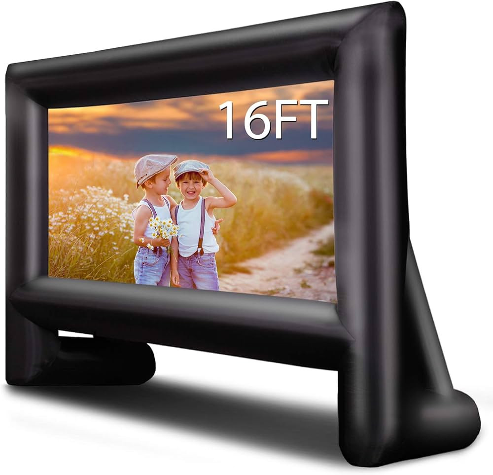 OUTTOY 16 Feet Inflatable Projector Screens, Inflatable Movie Screen Outdoor Blow Up Movie Screen... | Amazon (US)