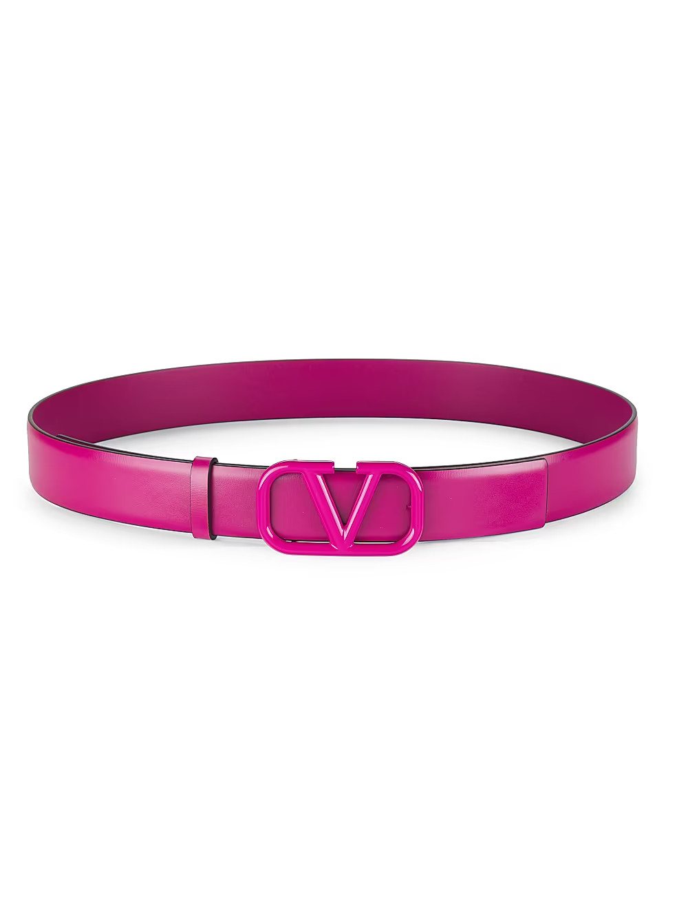 VLogo Leather Belt | Saks Fifth Avenue