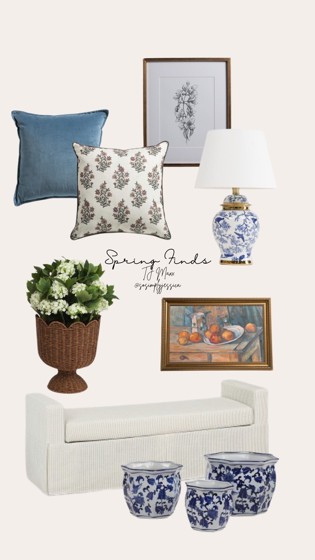 Springs finds at TJ Maxx.

#LTKHome #LTKSeasonal