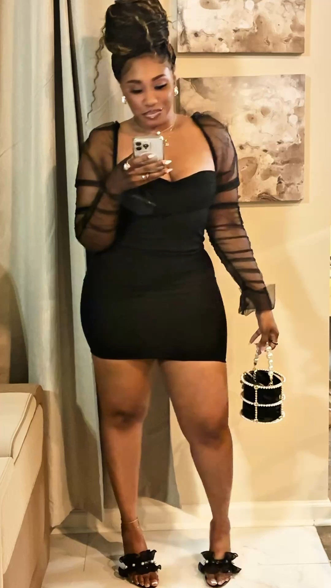 Stepped out in ALL BLACK 🖤

Size Reference (Dress): M| 165lbs|5’6

*Heels/Handbag pictured unavailable, but linked a similar pair! 

📲Follow @chinnesee (IG & TikTok) @chinnesee sanders (Facebook) for more affordable & easy outfit inspo! 

#LTKootd #LTKBeauty