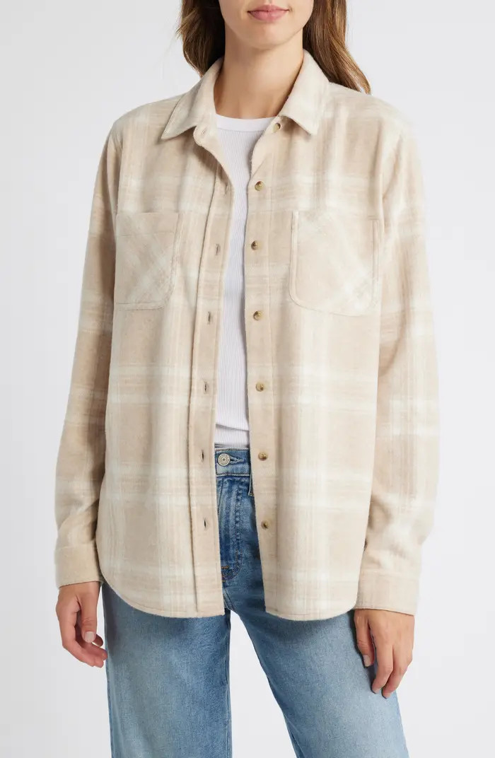 Sally Plaid Shacket | Nordstrom