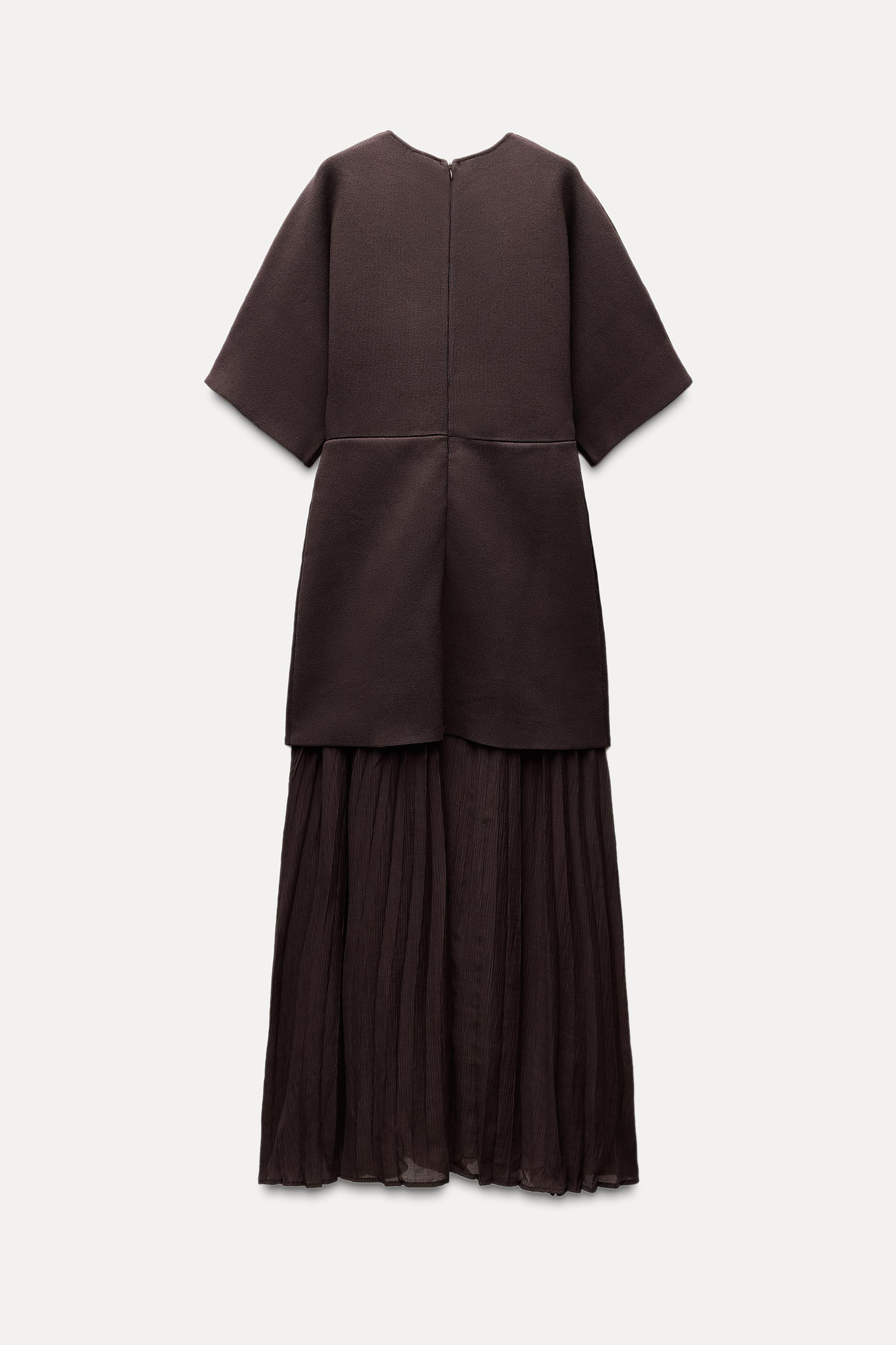 PLEATED COMBINATION DRESS | Zara US