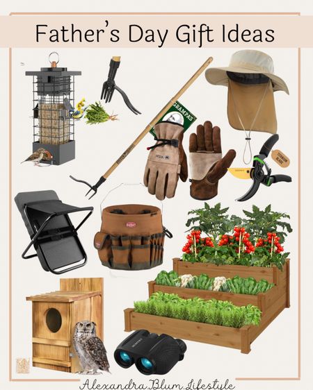 Father’s Day gift ideas for the gardener!! Garden bed, owl box, bird feeder, gardening gloves and tools! Gifts for dad! 

#LTKGiftGuide #LTKHome #LTKFindsUnder100