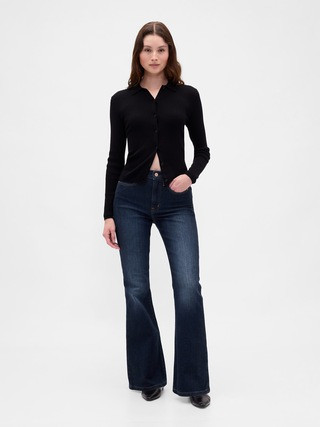 High Rise '70s Flare Jeans | Gap (CA)