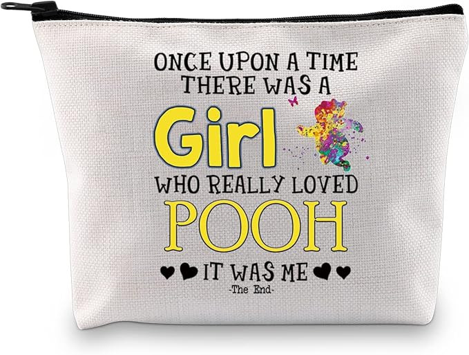 GJTIM Cartoon Inspired Pooh Bear Travel Bag Pooh Bear Accessories There Was a Girl Who Really Lov... | Amazon (US)