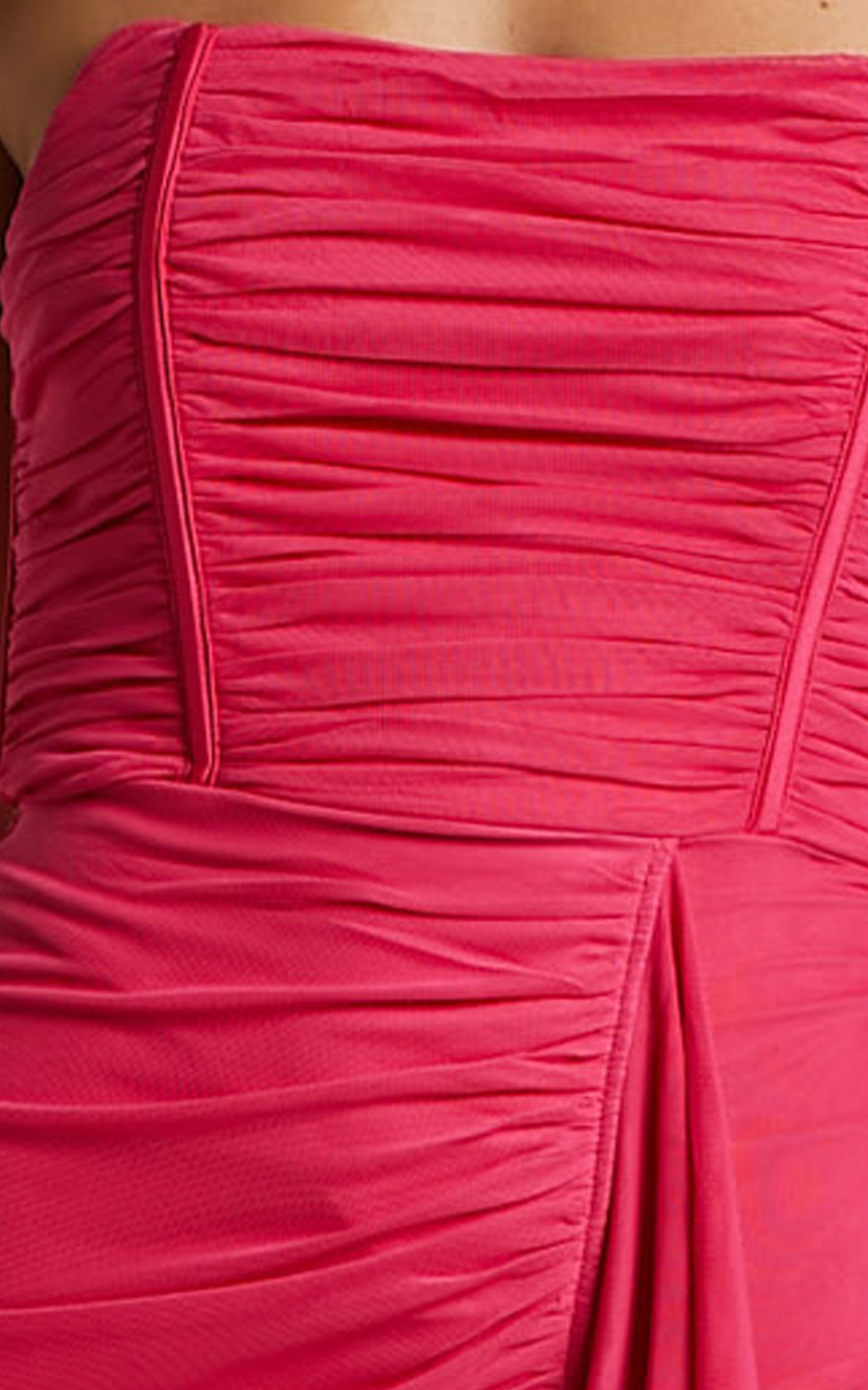 Nora Corset Detailing Dress in Hot Pink | Showpo (US, UK & Europe)