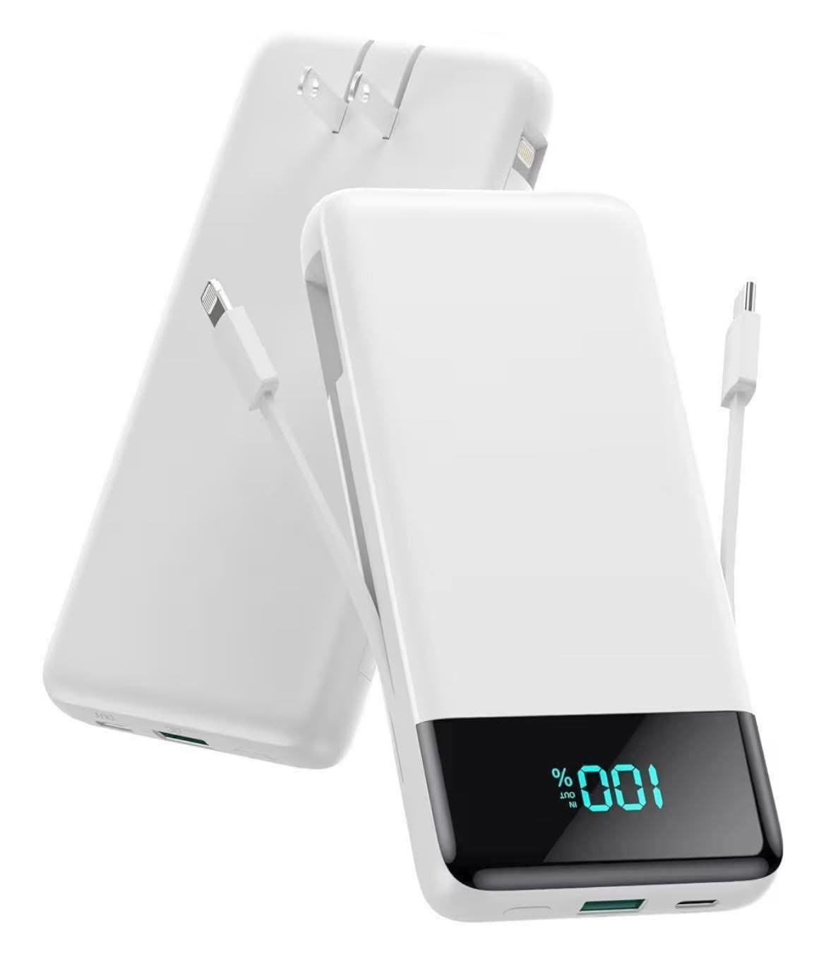 I’m on the go so much right now with my kids that I constantly seem to be needing more phone charge. This is the go to portable charger that everyone in my family uses - we have multiple that I keep in my purse, sport’s bags, backpacks, etc., and this it’s currently on Flash Sale at Amazon in several colors! It comes with built in plugs that can work with a variety of phones, tablets and other devices, plus to charge it, you just plug it right into the wall. In my own experience, I can get two + full phone charges out of this before I have to charge it again. Fantastic, handy item to own!

#LTKSaleAlert #LTKHome #LTKActive