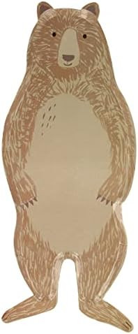 Meri Meri Brown Bear Plates | Amazon (US)