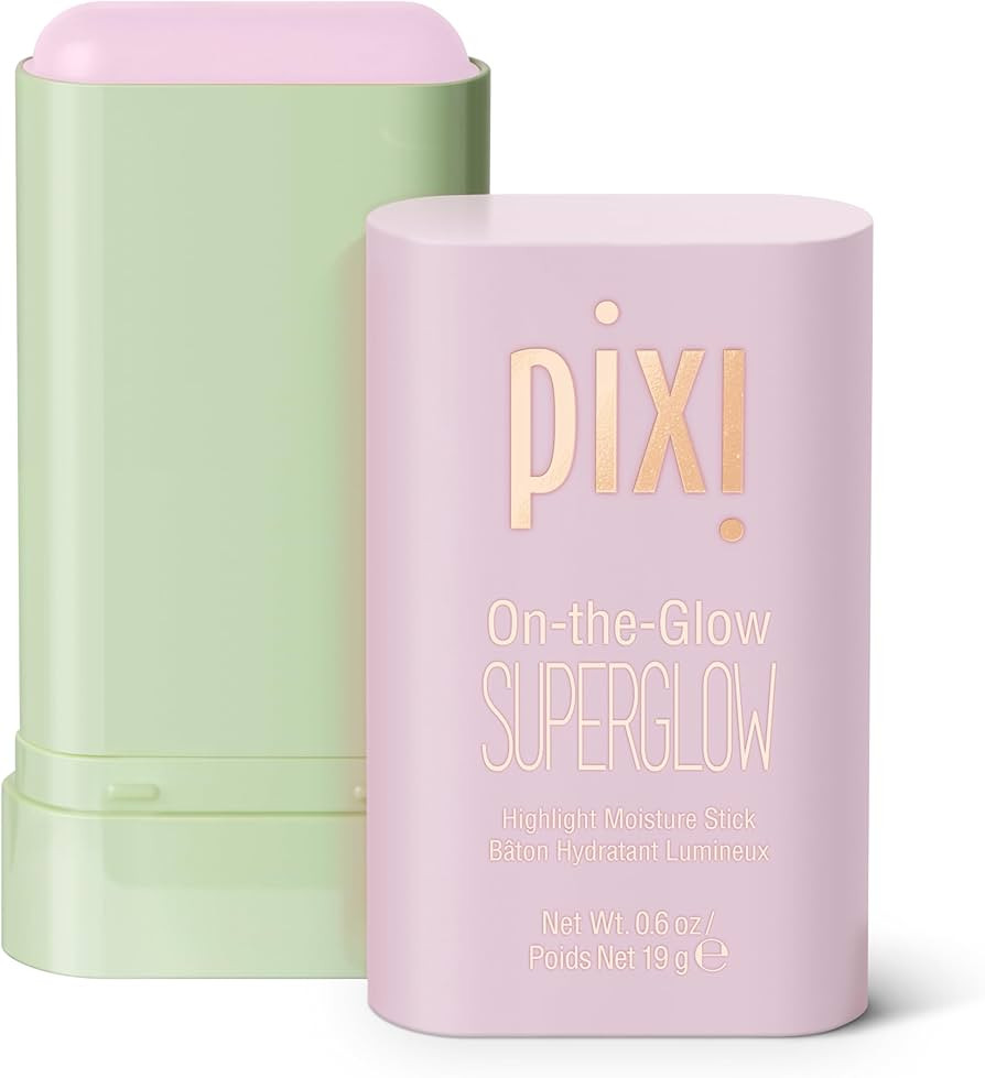 Pixi On-the-Glow SuperGlow | Shade PetalDew | Hydrating Highlighter Stick with Ginseng, Aloe Vera... | Amazon (US)