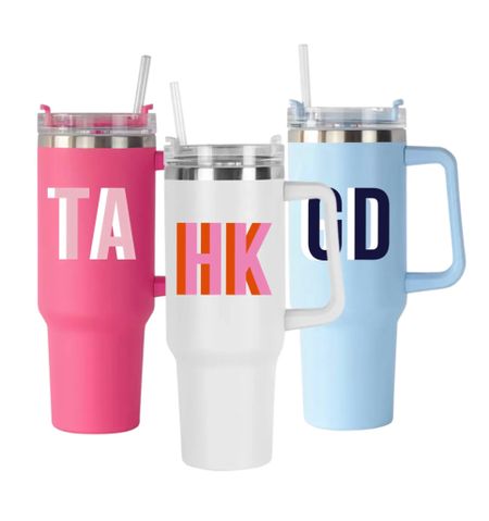 Get your monogrammed 40oz tumbler right here.  Limited stock! The perfect gift for Valentine’s Day!

#Tumblr #MonogramTumblr #MonogrammedGifts #ValentinesGifts #giftsforher

#LTKFind #LTKhome #LTKGiftGuide