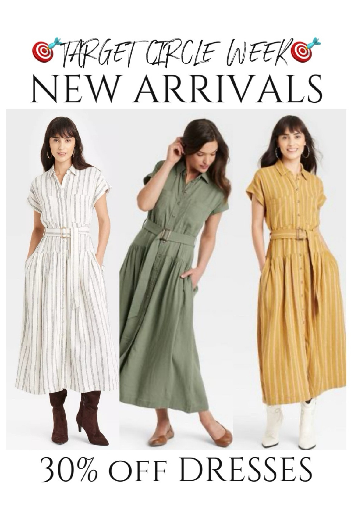 Target circle week new arrivals
30% off dresses 

#LTKSaleAlert #LTKSummerSales #LTKFindsUnder50