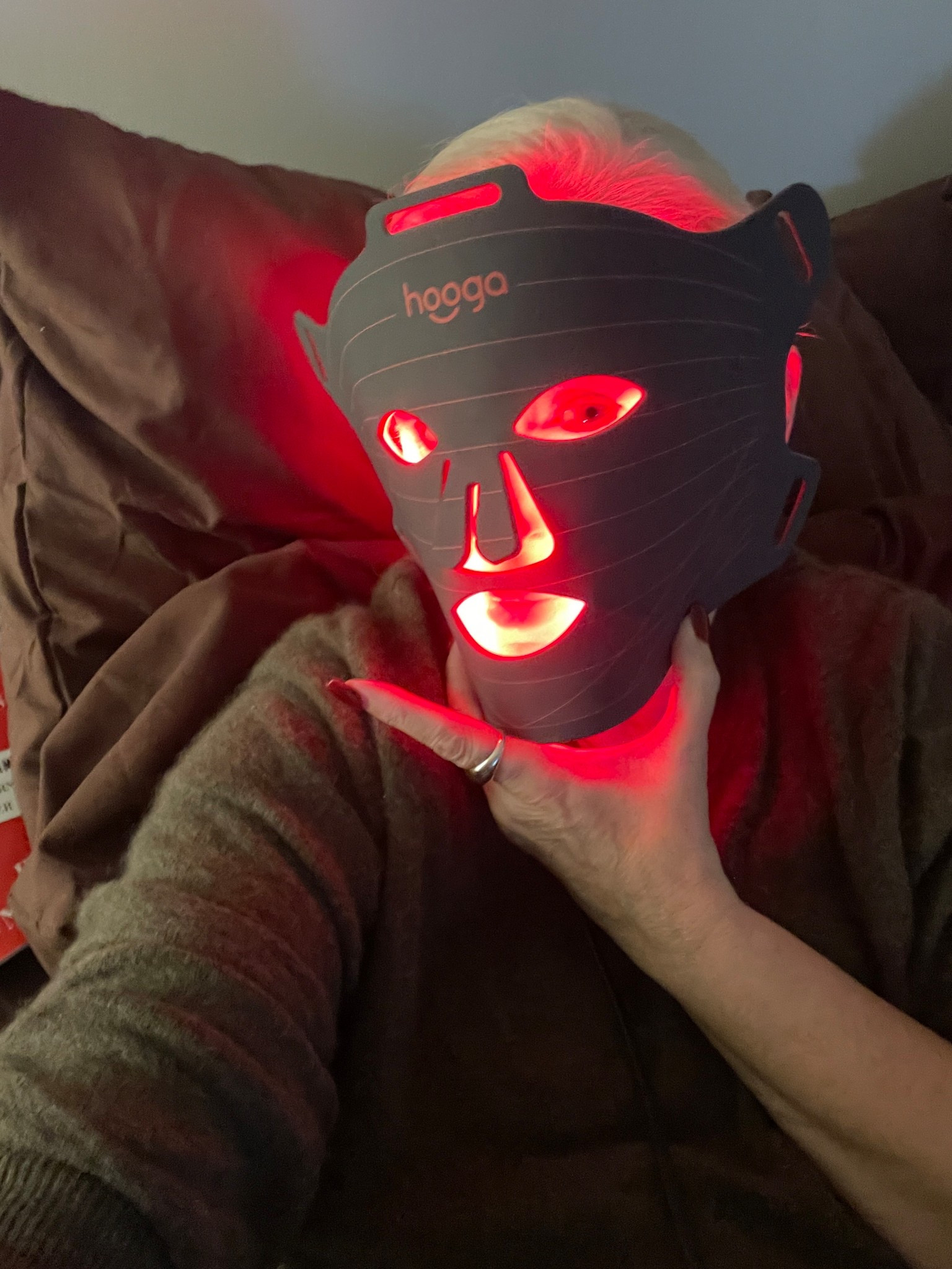 Morning routine! I started this red light mask a year ago and I am shocked with the results!  I no longer need foundation!  Highly recommend! You don’t need the super expensive models ! I started with this brand and am totally satisfied. 

#redlight #redlightmask 

#LTKdayinmylife #LTKOver40