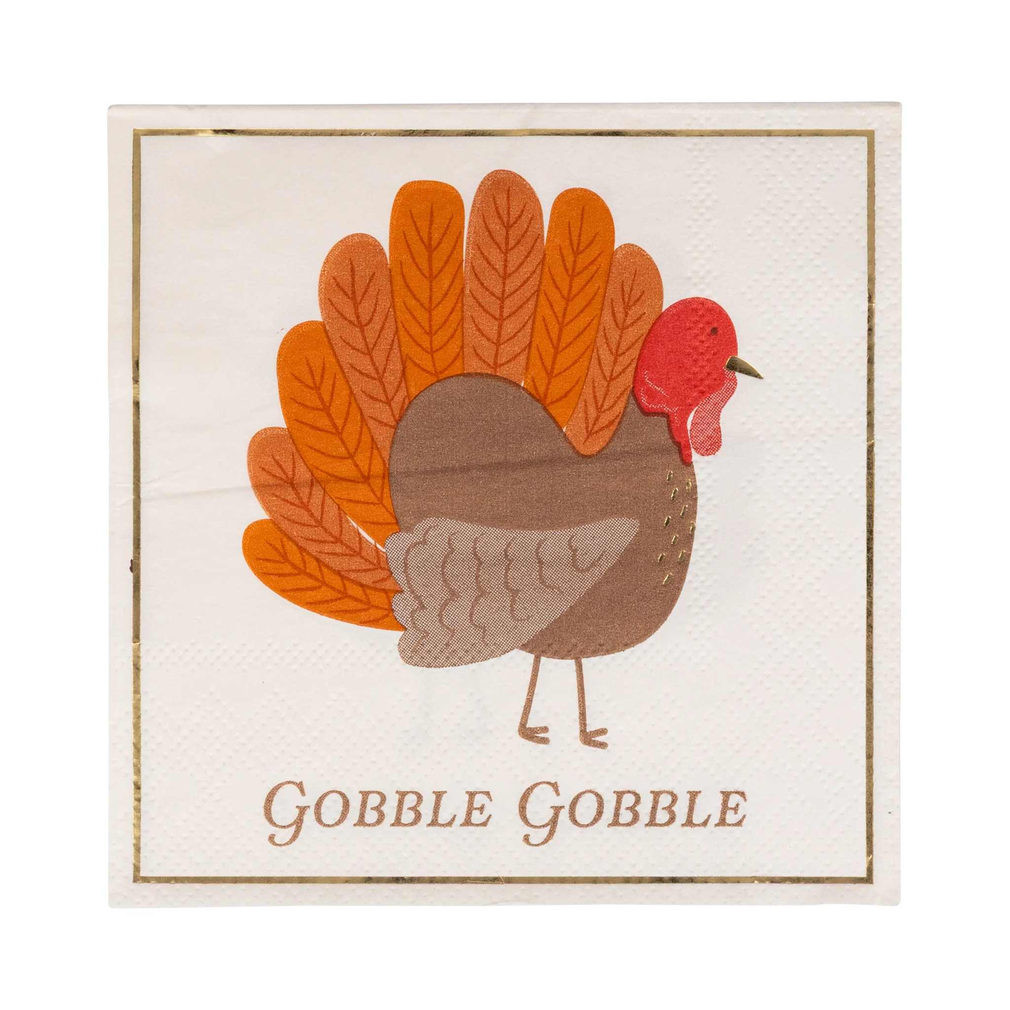 Gobble Gobble Cocktail Napkin | My Mind's Eye