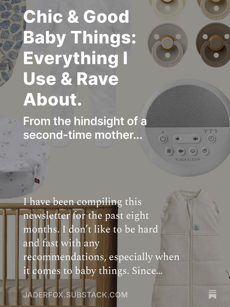 I wrote about all the chic and cute baby things that are good and work and worth the money. 🔗 in bio for the full list. Did I miss anything?