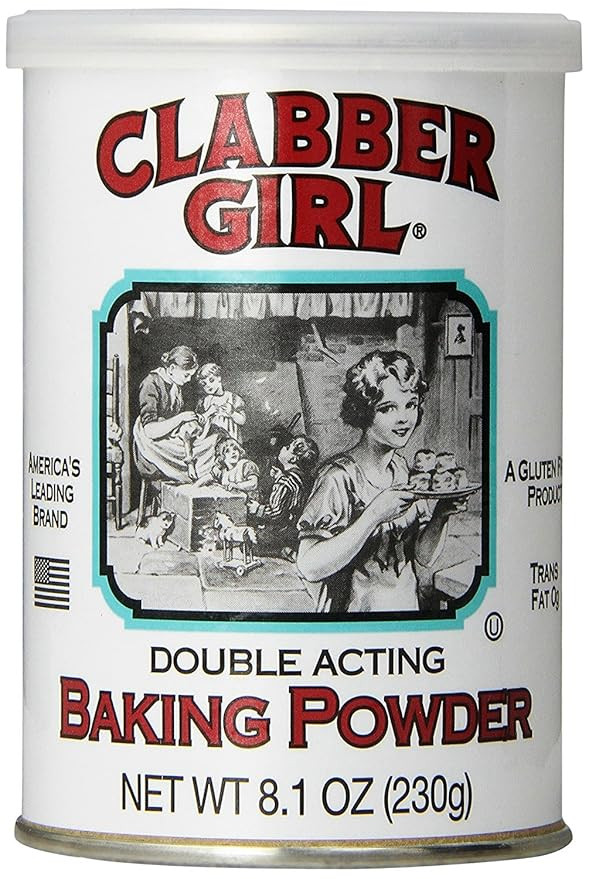 Clabber Girl Double Acting Baking Powder, 8.1 Ounce | Amazon (US)