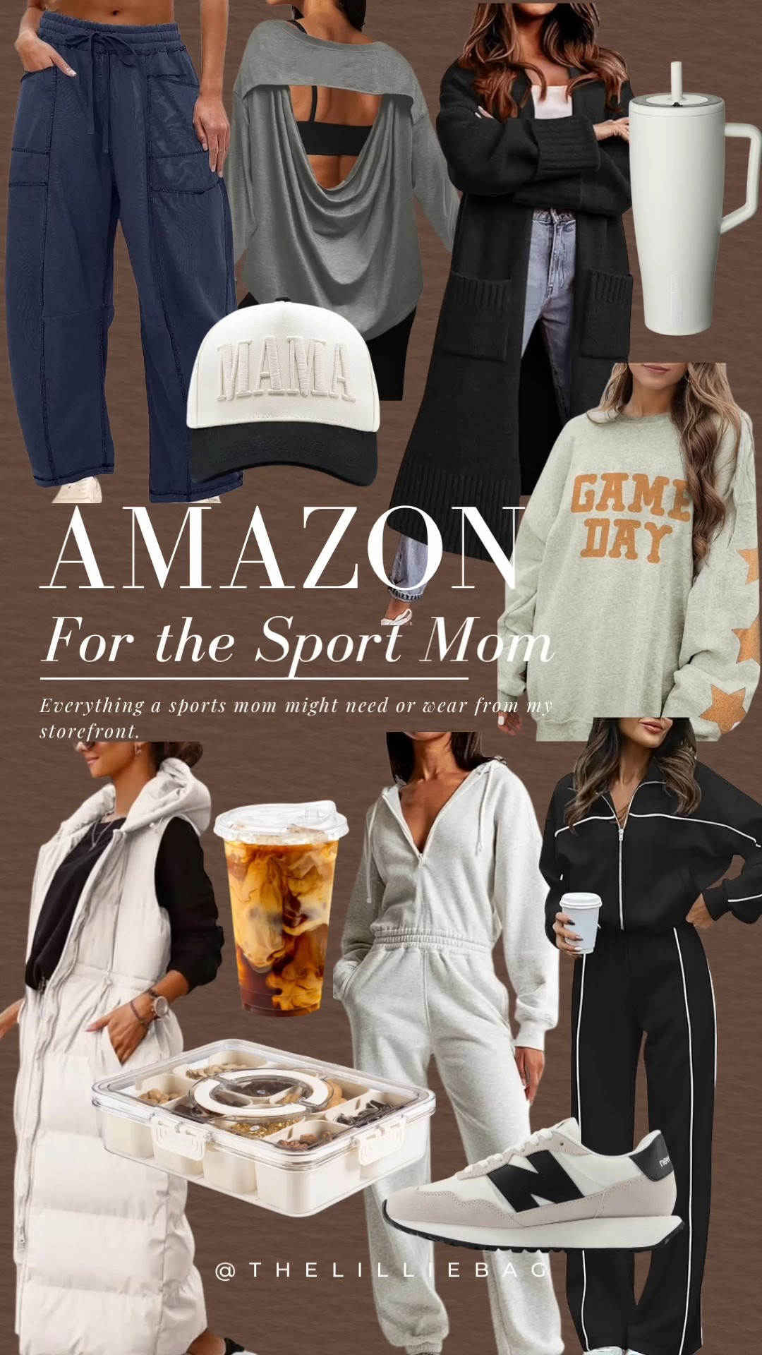 Amazon finds for the sport mom!🎉 

Travel outfit. Barrel sweatpants. Sneakers game day. 

#LTKFindsUnder50 #LTKmomlife #LTKootd