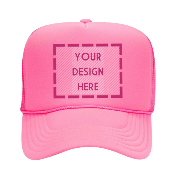 Custom Design Trucker Hat | Sprinkled With Pink