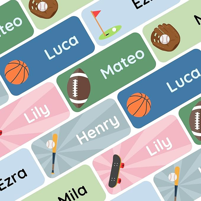 Personalized Name Labels for Kids (60) – Waterproof & Durable Stickers for Clothing, School & D... | Amazon (US)