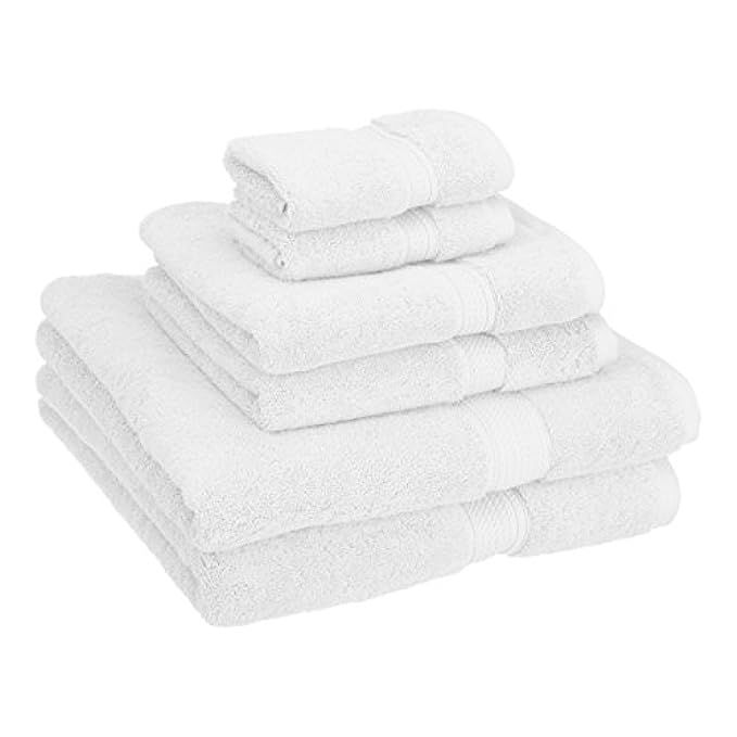 Superior 900 GSM Luxury Bathroom 6-Piece Towel Set, Made of 100% Premium Long-Staple Combed Cotton,  | Amazon (US)