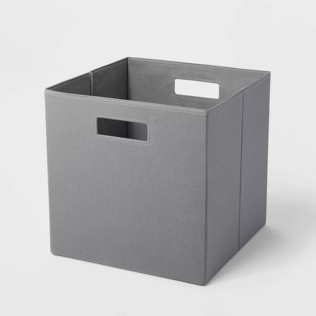 13" x 13" Fabric Bin Radiant Gray - Brightroom™: 13 Inch Cube Storage System, Polyester, No Ass... | Target