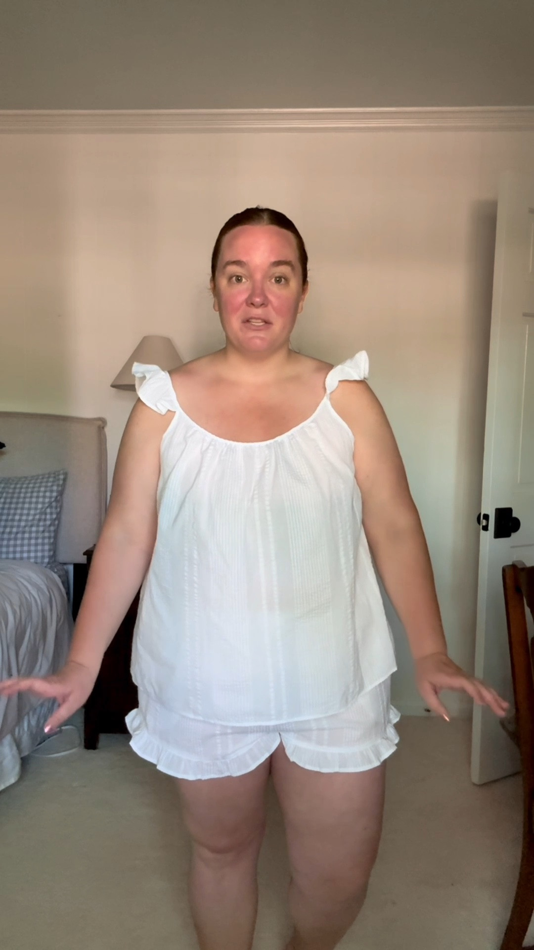 The cutest budget friendly feminine cottage core pajamas for summer. I’m a midsize mom wearing size XL (typically 14/16). Under $25!

#LTKmomlife #LTKvlog #LTKMidsize