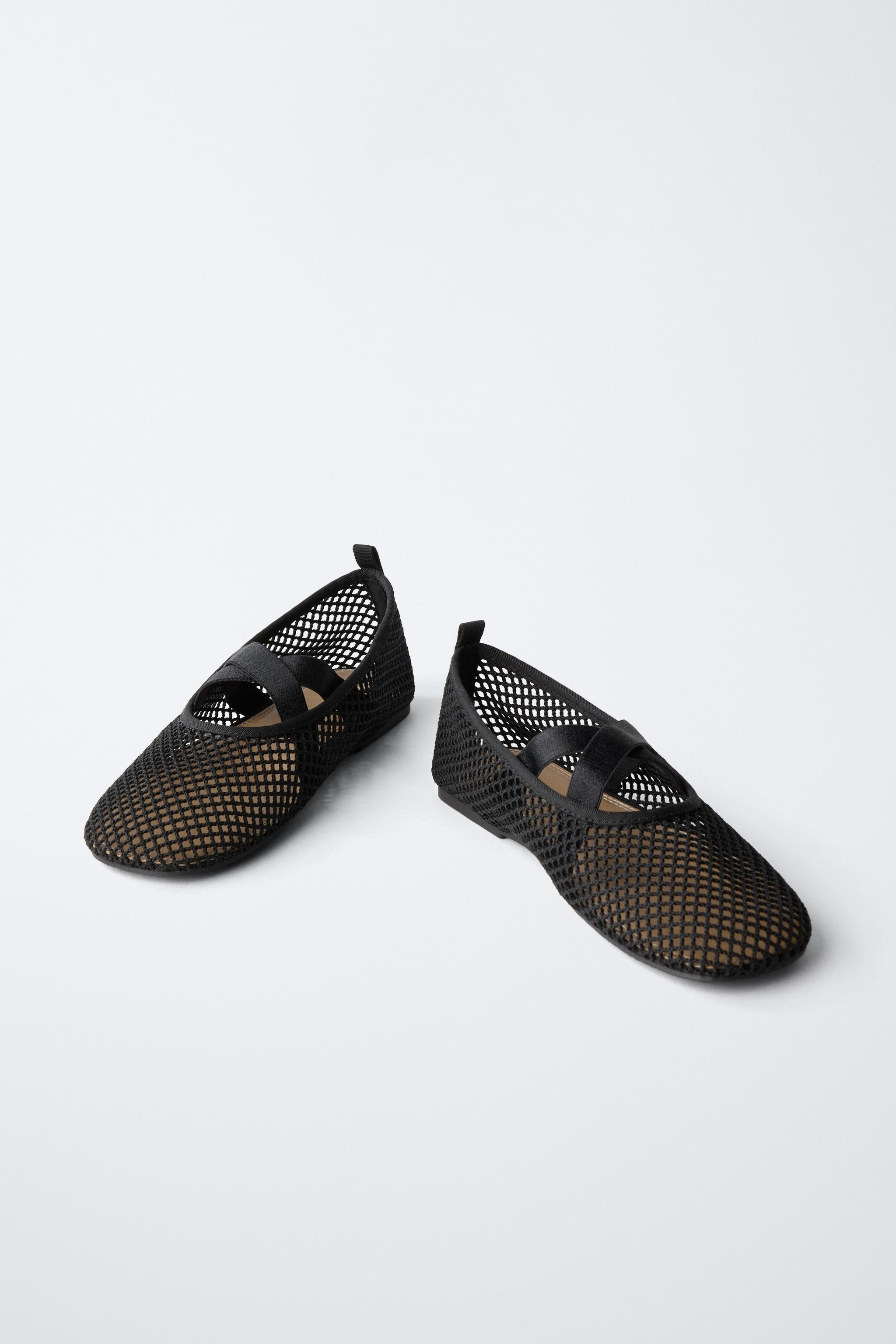 MESH BALLET FLATS | Zara UK