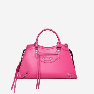Toddy Zip Detail Top Handle Tote Bag In Pink Faux Leather | EGO Shoes (US & Canada)