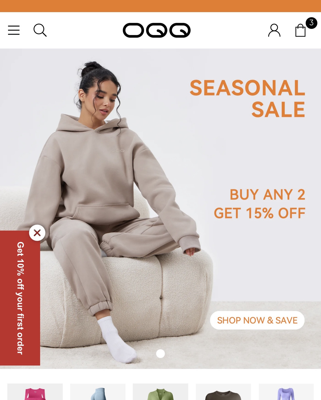 OQQ is having a sale on their activewear . 

#LTKActive #LTKSaleAlert #LTKU