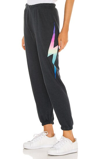Bolt Sweatpants in Rainbow Pink | Revolve Clothing (Global)
