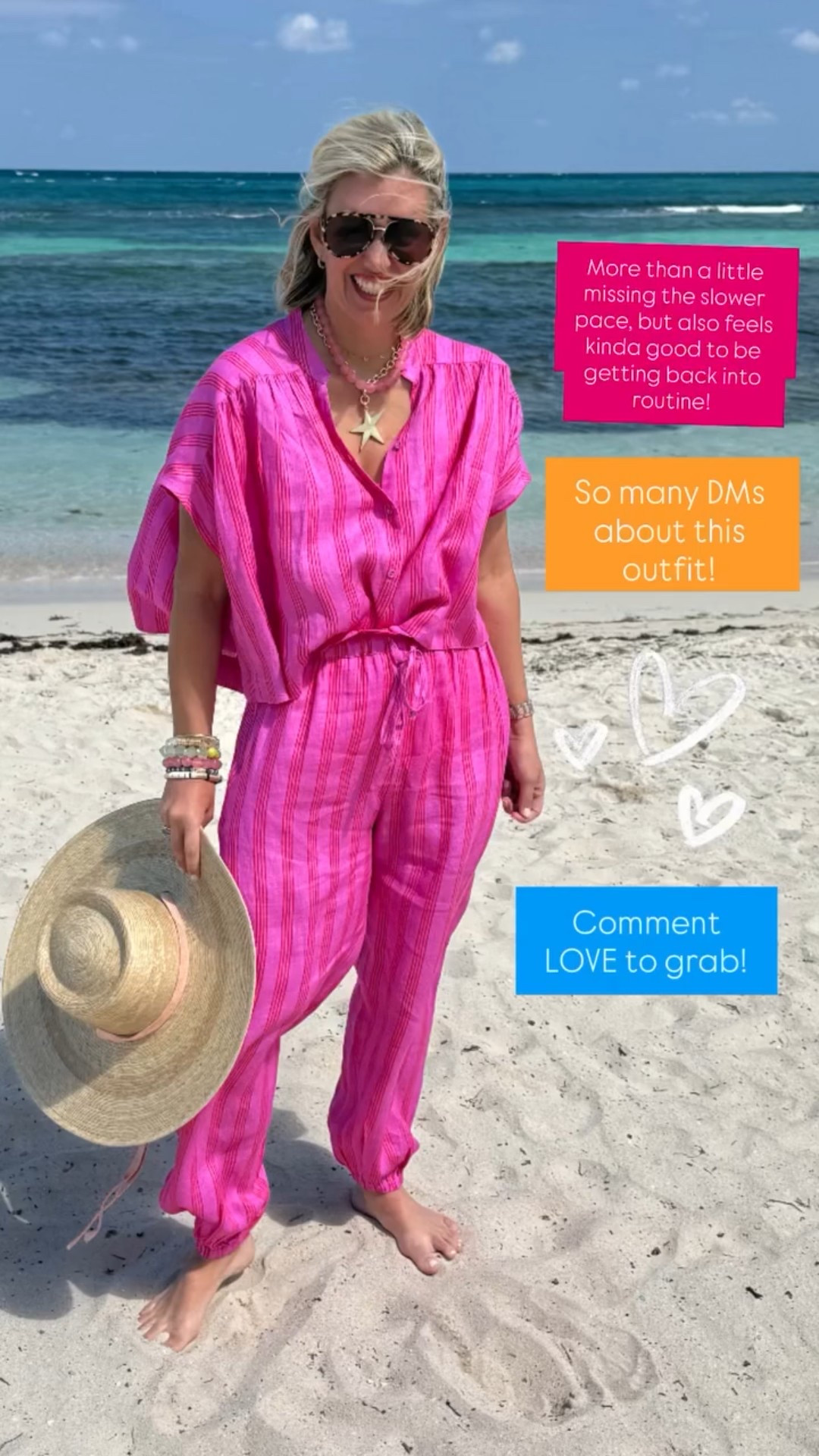 More than a little missing the slower pace, but also feels kinda good to be getting back into routine! So many DMs about this outfit! I’m wearing xs and m/l in hat. 

Use my code mixandmatch for 15% off

#LTKSeasonal #LTKmomlife #LTKTravel