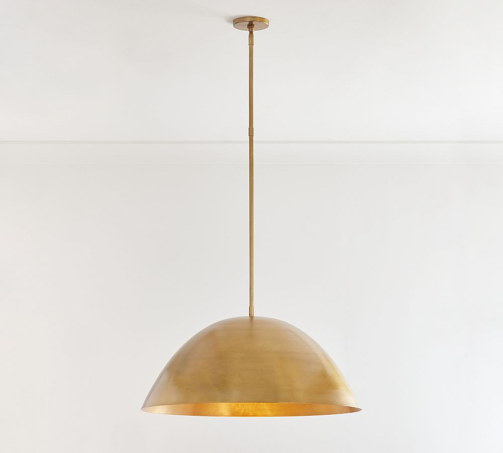 Sloane Metal Dome Pendant | Pottery Barn (US)
