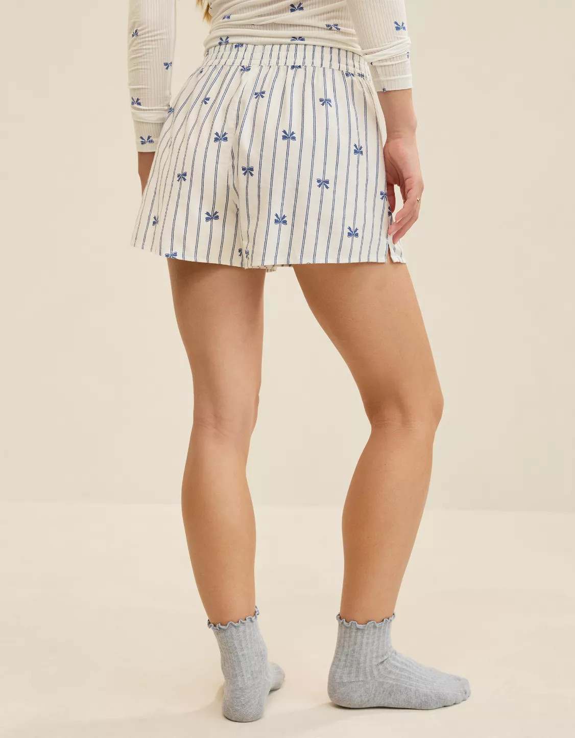 Aerie Flannel Girl Boxer | Aerie