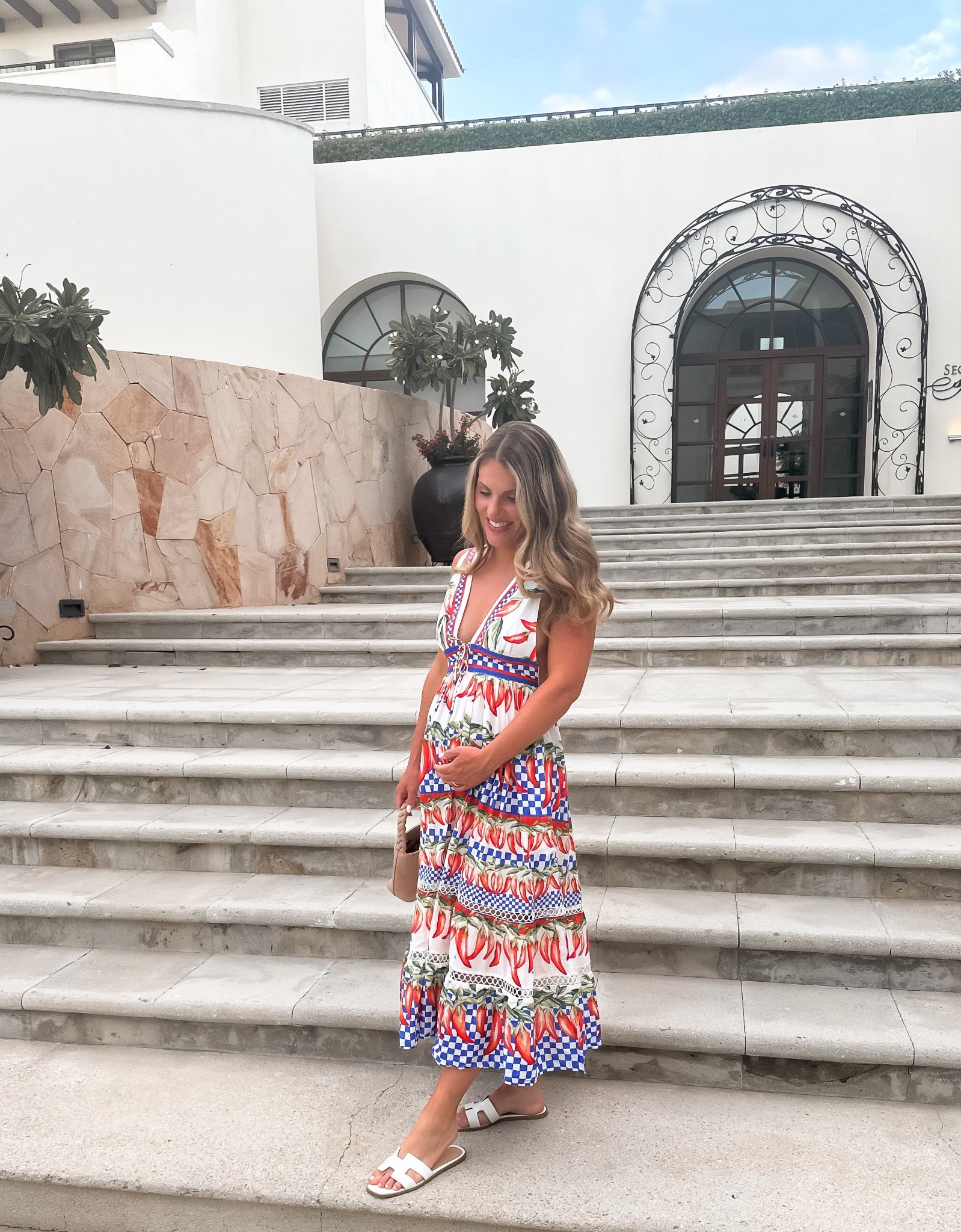 Vacation outfit 
Mexico outfit 
Babymoon outfit 
Use ALEXA1A for a discount on FashionPass 

#LTKTravel #LTKBump