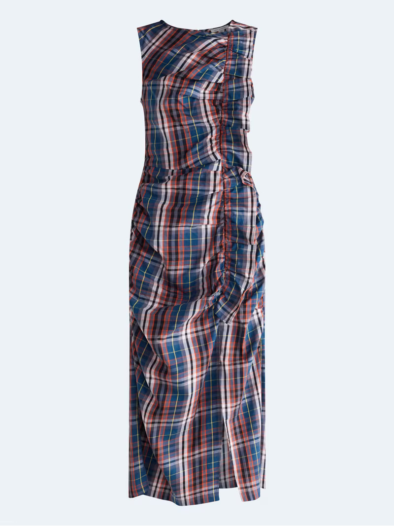 Free Assembly Women\u2019s and Women's Plus Sleeveless Ruffle Front Midi Dress, Sizes XS-4X | Walmart (US)