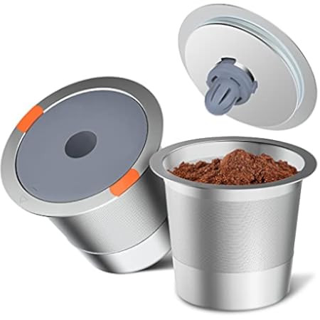 Reusable k Cup Coffee Filters,Universal stainless steel Refillable k Cups Filter Use for Keurig 2.0  | Amazon (US)