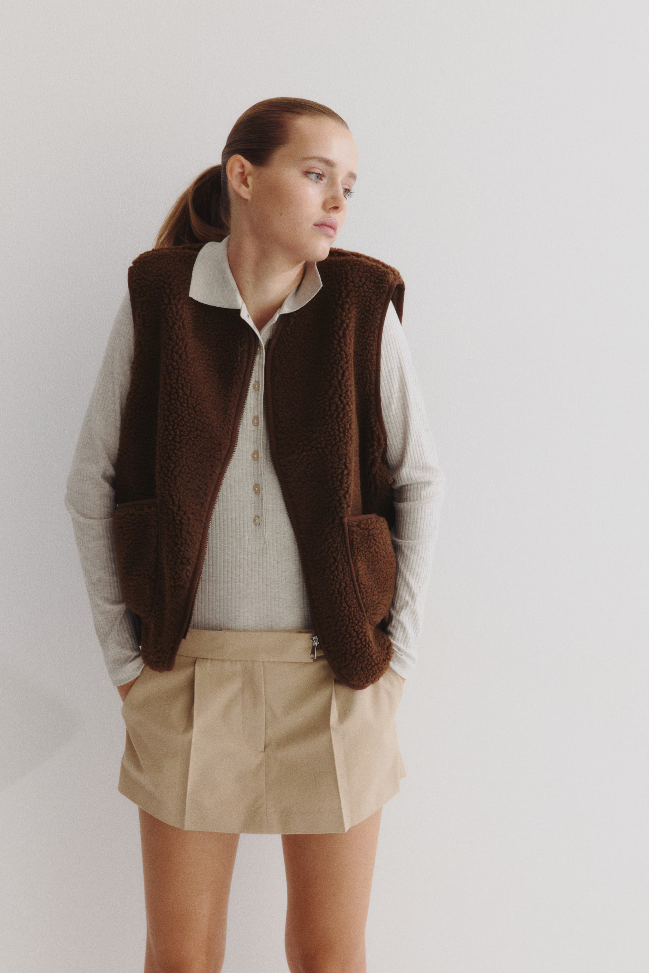 Teddy gilet | H&M (US + CA)