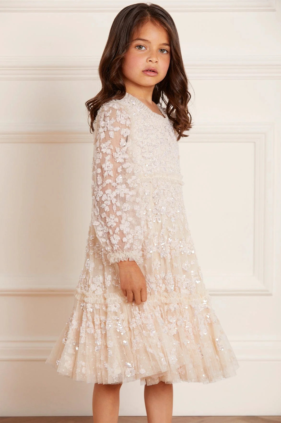 Margot Long Sleeve Kids Dress | Needle & Thread US