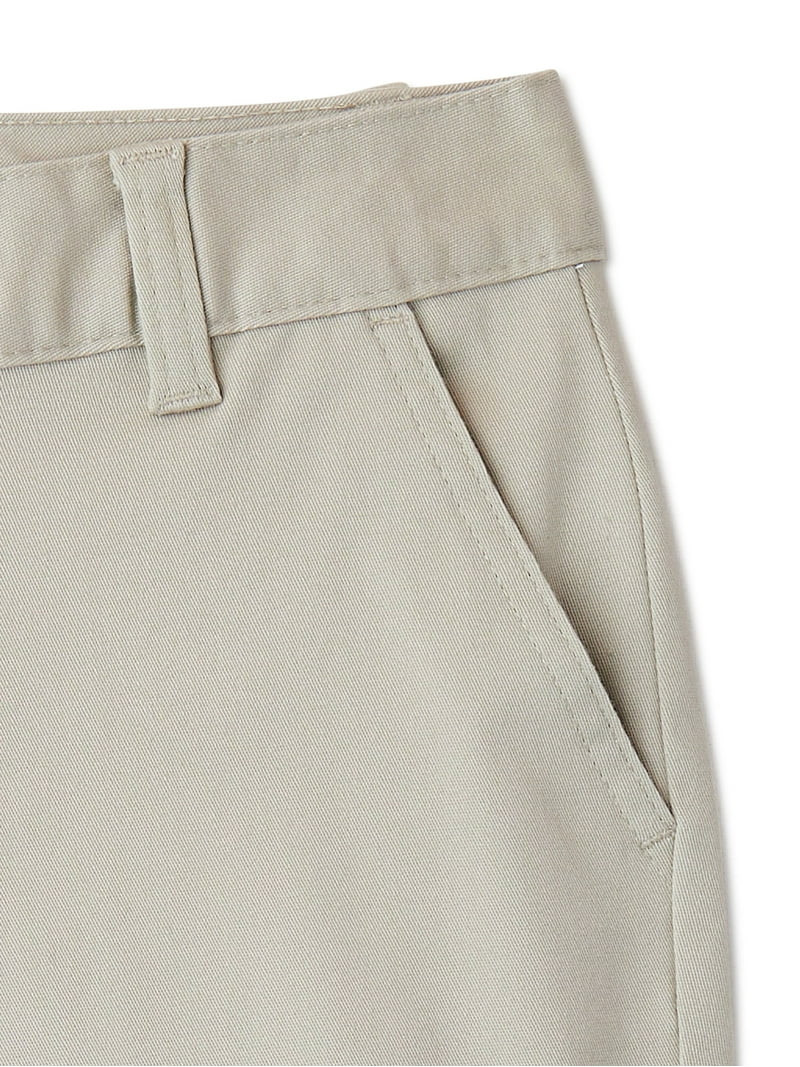 Wonder Nation Girls School Uniform Bermuda Shorts, Sizes 4-16 & 8-20 Plus | Walmart (US)