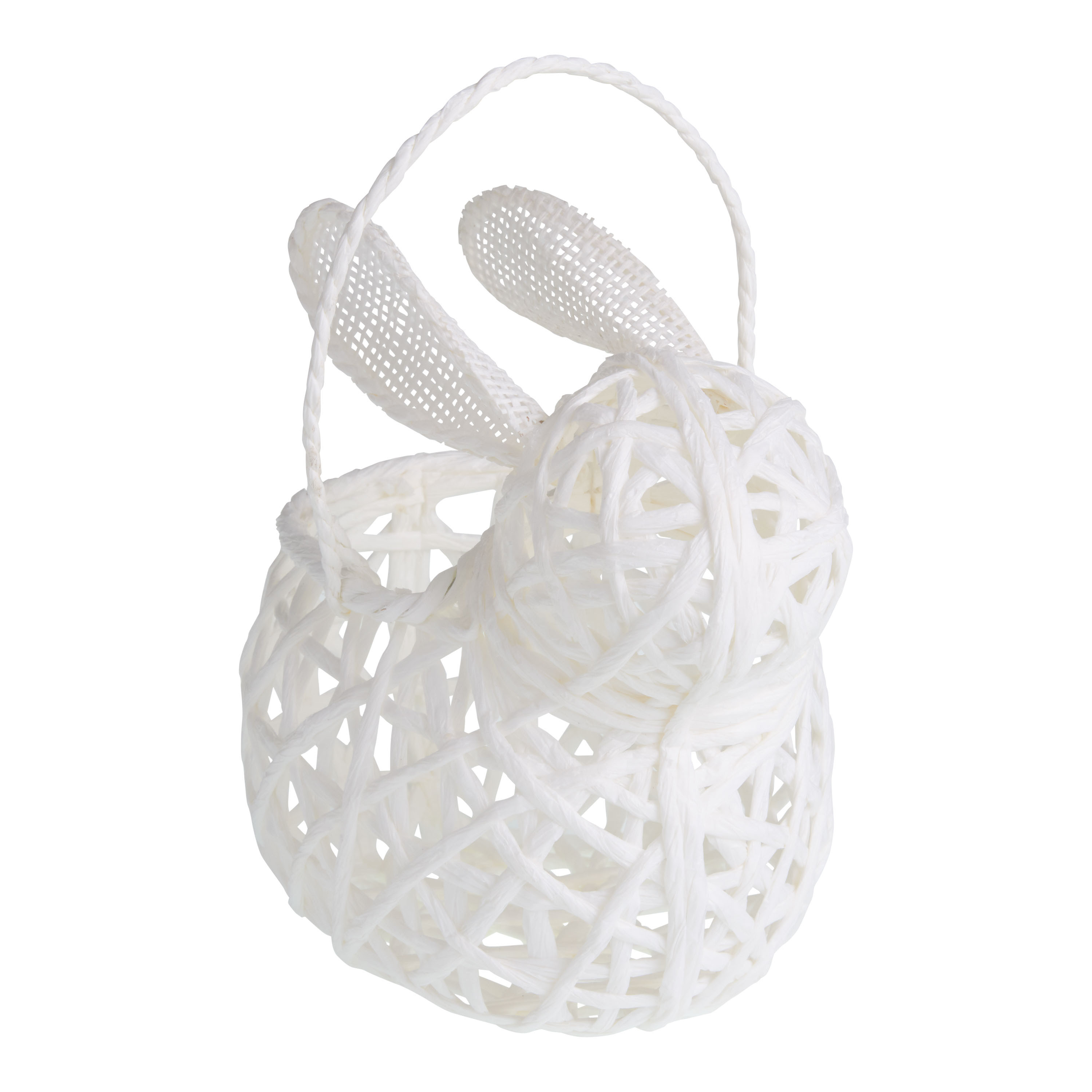 Paper Rope Easter Bunny Figural Gift Basket | World Market