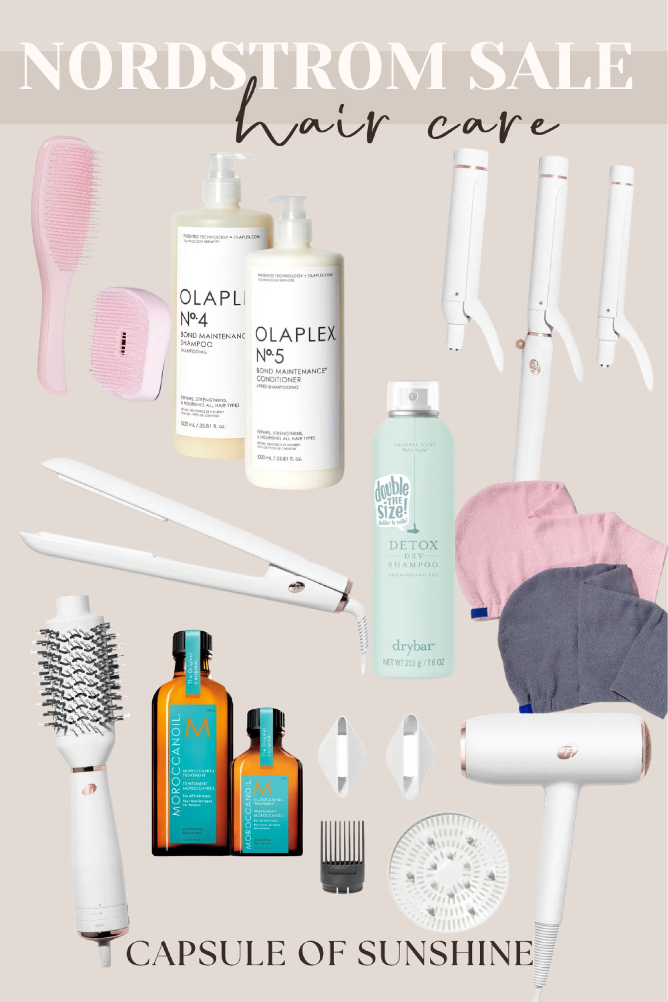 **Nordstrom Anniversary Sale Early Access has begun!** Starting today, July 10, Icons & Ambassadors now have access to shop. The sale will open to Influencers tomorrow, and everyone else on July 15. Be sure to start your Wish List now if you haven’t already and pull the trigger if you have early access! Several items are already starting to sell out!

Here are my favorite hair care picks from the sale. 

**Nordstrom Anniversary Sale Hair Care Picks**

Nordstrom Anniversary Sale | Hair Care | Olaplex No. 4 Bond Maintenance Shampoo | Olaplex No. 5 Bond Maintenance Conditioner | T3 SinglePass Curling Iron | T3 Featherweight Hair Dryer | T3 SinglePass Flat Iron | Drybar Detox Dry Shampoo | Moroccanoil Treatment | Capsule of Sunshine | NSALE

#NordstromAnniversarySale #HairCare #Olaplex #T3 #Drybar #Moroccanoil #HairProducts #BeautyDeals #CapsuleOfSunshine #NSALE #HairCareRoutine #SaleAlert #BeautySteals #ltkxnsale #ltkhair #ltksummersales

#LTKSaleAlert #LTKSummerSales #LTKxNSale