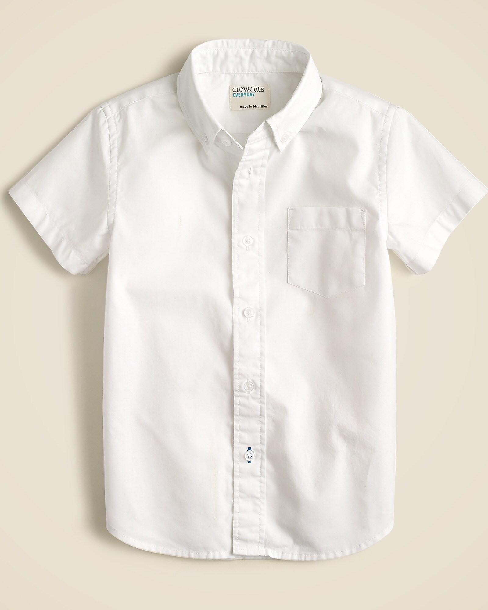 Kids' short-sleeve stretch poplin button-down | J. Crew US