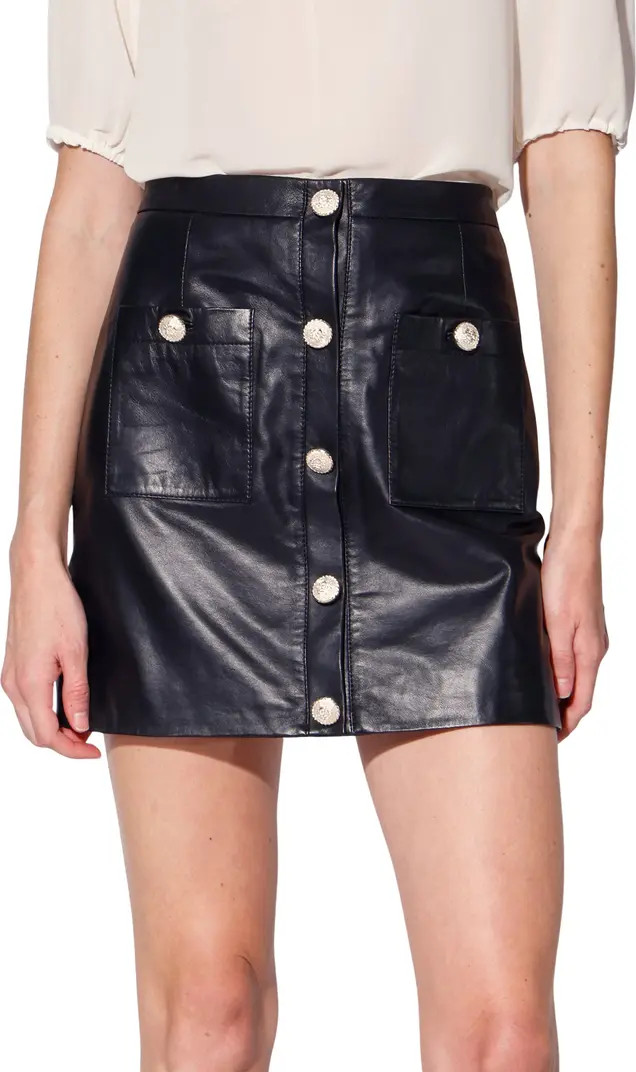 Walter Baker Libby Leather Skirt | Nordstromrack | Nordstrom Rack