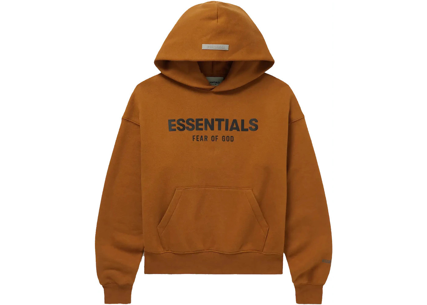 Fear of God Essentials Kids Mr. Porter Exclusive Logo-Print Cotton-Blend Jersey HoodieBrown | StockX
