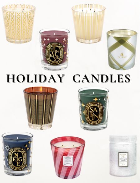 The best holiday candles from Nest, dyptique, voluspa and Frasier Fur! 

#LTKHoliday #LTKhome #LTKGiftGuide