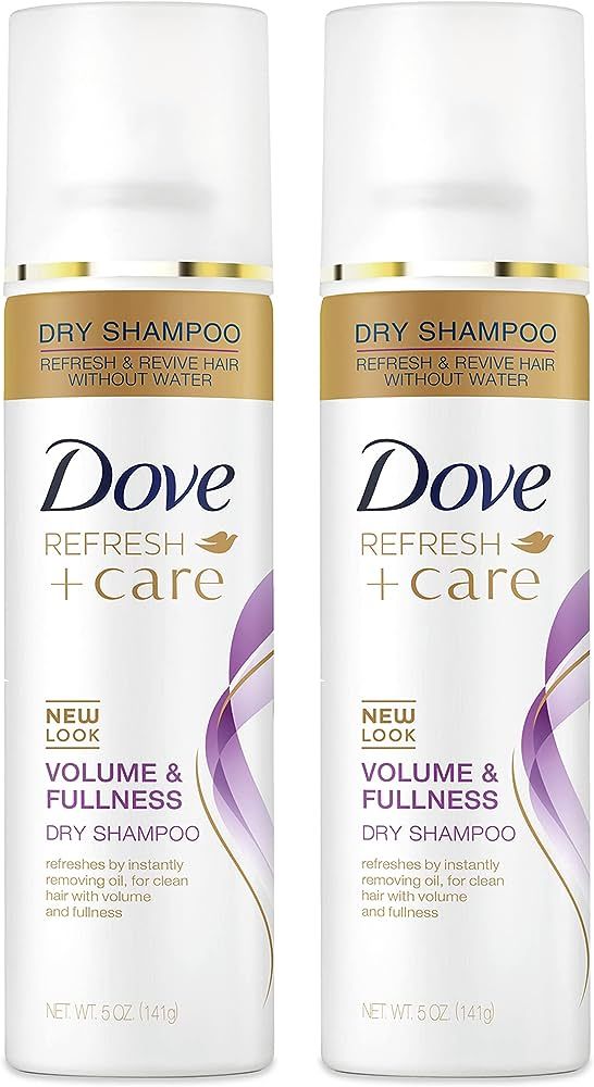 Dove Dry Shampoo Volume & Fullness 2 Count for Oily Hair for Refreshed Hair 5 oz | Amazon (US)