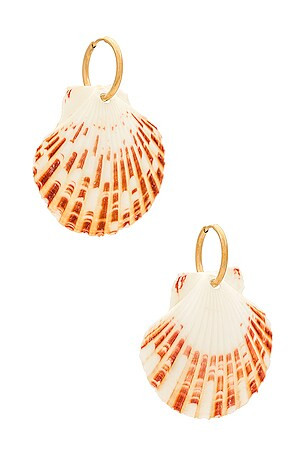 Odette Earring in Ivory Shell | Revolve Clothing (Global)