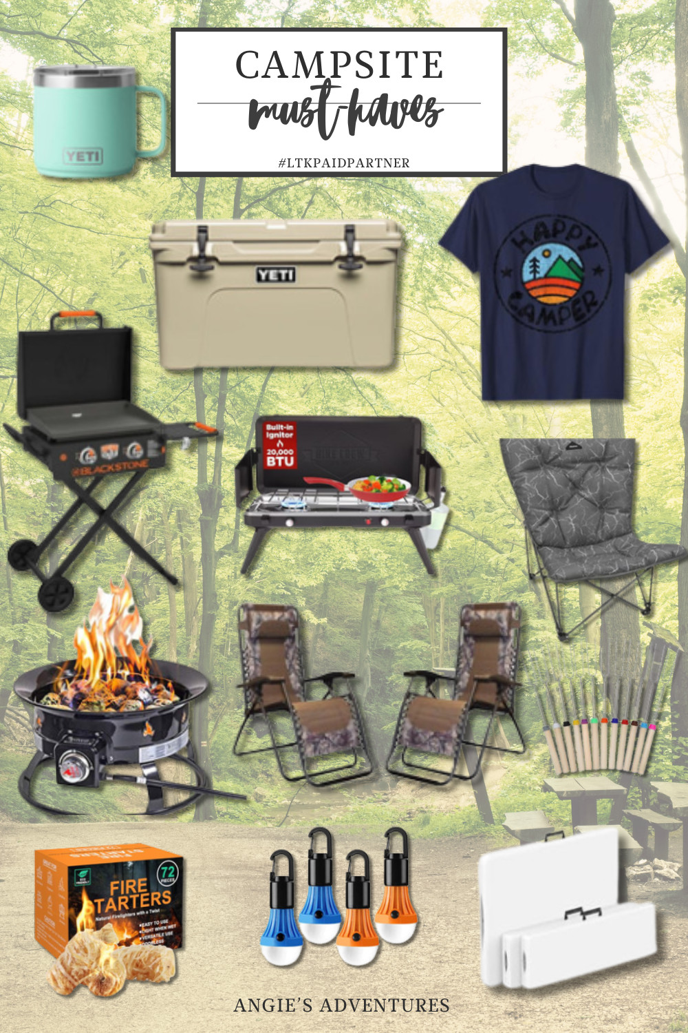 What makes a great campsite? I've included some of my favorites. What else do you think I'm missing? Click the link to see all my recommendations. #camping #campsite  

 #LTKActive #LTKTravel