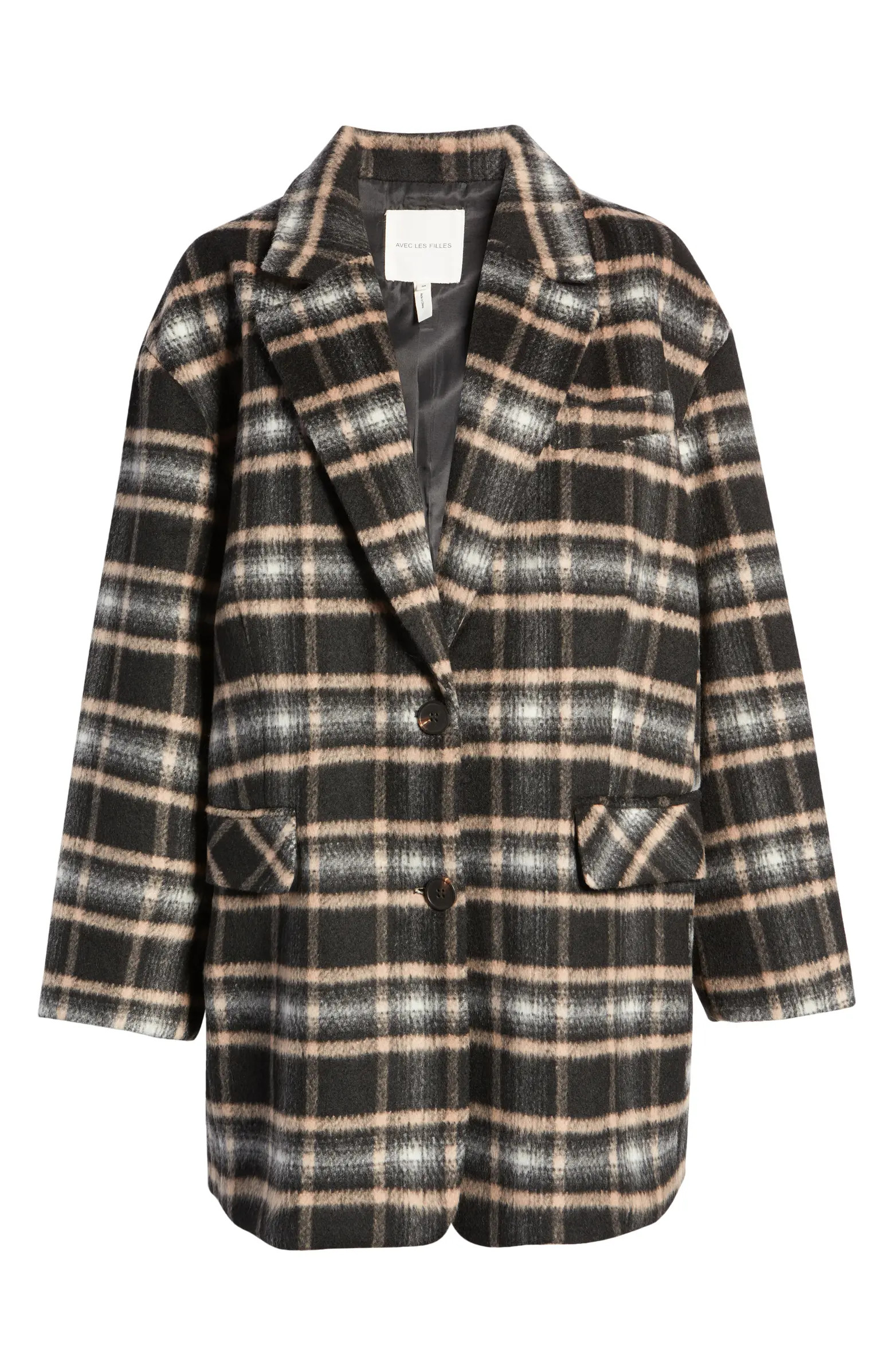 Avec Les Filles Plaid Oversize Blazer Coat | Nordstrom | Nordstrom
