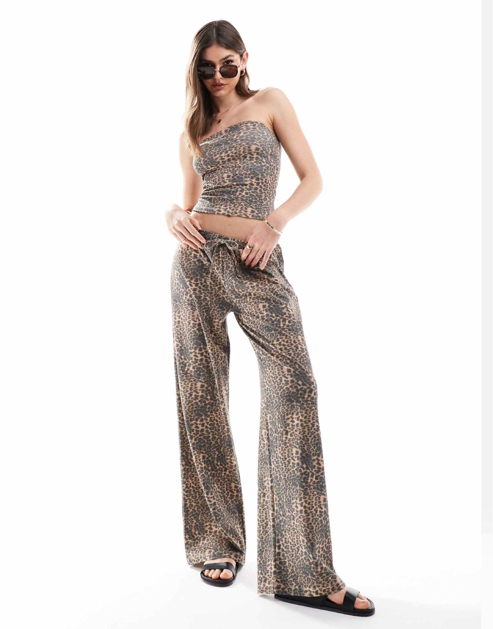 LEOPARD PRINT TROUSERS